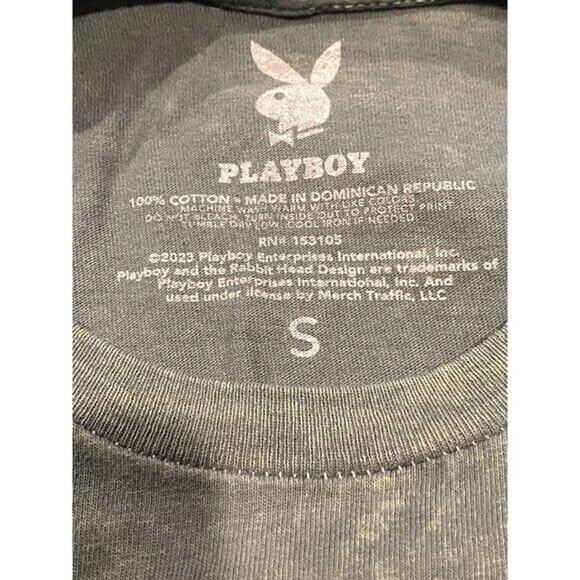 Playboy Vintage Style 1959 Cover Short Sleeve Unisex T Shirt Crew Neck S Green - Picture 7 of 15